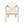 7 Pieces Acacia Wood Outdoor Dining Set with Cream Cushions