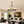 Black Wagon Wheel Chandelier 31.5 Inch Modern Farmhouse Pendant Light