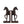 S/2 5x4x10.5' Trotting Horse Bookends