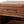 End Table in Brown Acacia Wood with Storage Drawer and Shelf