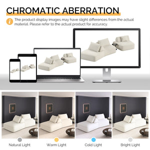 Modern Luxury Oversized Modular Sectional Sofa Set