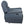 Brier - Upholstered Padded Arm Recliner Chair With Manual Recline And Pillowtop Arms - Blue
