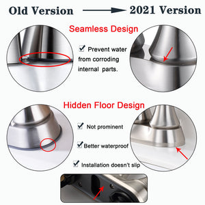 2-Handle 4-Inch Brushed Nickel Bathroom Faucet with Pop-Up Drain