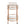 Lakelyn Clear Glass & Rose Gold Finish Serving Cart