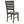 Padded Seat Side Chairs With Tapered Slats (Set of 2)