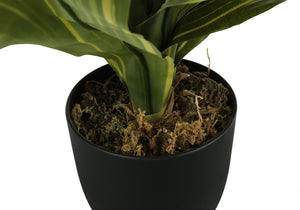 17" Tall Artificial Dracaena Plant, Indoor Faux Greenery