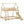 Twin Over Queen House Bunk Bed With Climbing Nets And Climbing Ramp