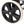 Foldable Shopping Trolley With Wheels And Removable Waterproof Bag - Black