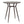 Clara - Industrial Round Dinette Table - Antique