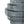 Multi-Tiered Geometric Vase with Smoked Blue Finish, Set of 2