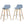 Randolph Bentwood - Upholstered Counter / Bar Height Stool (Set of 2)
