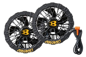 24V Battery-Powered Fan-Cooled Safety Vest Hi-Vis Complete Cooling System