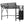 Twin Size Loft Bed with Stairs, Metal Full Loft Bed with Storage Shelves