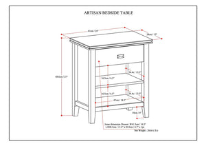 Artisan - Handcrafted Bedside Table