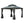 12'x12' Hardtop Gazebo Canopy with Galvanized Steel Double Roof