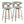 Gardenia - Mid Century Modern Fixed Height Counter Stool With Swivel (Set of 2)