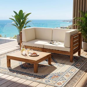 Oana - 3 Piece Loveseat Set With Coffee Table