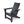 Enigmara Outdoor High Density Resin Adirondack Chair