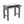 Light Gray Faux Marble Dining Table with Storage Drawer