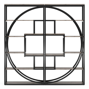 5 Tier Etagere Bookshelf With 8 Open Shelves Organizer For Living Room