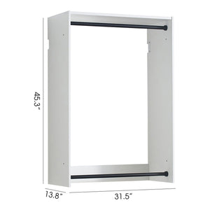 Devi - Wall Mounted Closet System, Modular Units