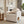 Beige Pet Friendly Accent Chair with Hidden Pet Nook