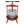 Fruit and Wine Press With T-Shaped Hand Shank, 3.69 Gallon / 14L - Red