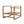 Acacia Wood Outdoor Set: 2 Club Chairs + Rustic Slat Side Table