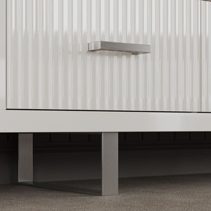 TV Stand With Slatted Drawers