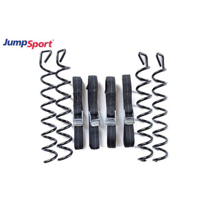 JumpSport Heavy Duty Trampoline Anchor Safety Kit - Set of 4 Screws and Straps