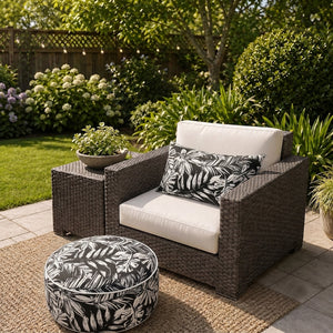 4 Pack Outdoor Lumbar Pillows with Inserts