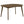 Linnea - 5 Piece Dining Set With Chairs - Dark Walnut