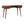 Solid Wood London Arch Writing Desk, 2-Drawers, Chestnut