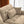 Modern Sectional Sofa With Ottoman, Round Bolster Armrests, Waist And Throw Pillows