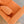 Oversized L - Shaped Corner Sofa, 5 Seater Sectional With 3 Cushions, Living Room Furniture - Orange