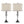 Ashland - Contemporary Table Lamp With Trim (Set of 2) - Polished Chrome / Cream