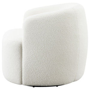 Denae - Upholstered Swivel Chair - Ivory