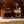 Walnut Nightstand with Rattan Detail, MDF + Solid Wood