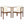 Outdoor Dining Chair Set of 2 with Curved Acacia Wood Arms