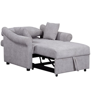 Convertible Sleeper Chair With Adjustable Backrest