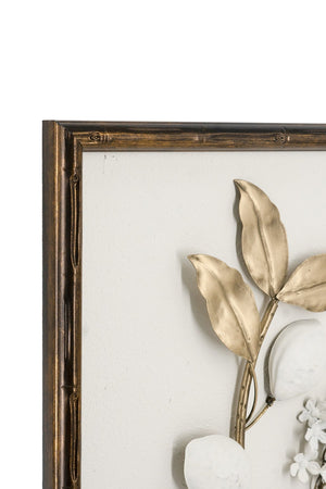 Set of 2 Distressed Brown Frame Decorative Accessories