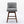 Counter Height Swivel Barstools, 26'' H Seat Height Upholstered Bar Stools (Set of 2), Fabric