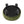 Riley - Round Footstool Ottoman - Olive Green