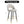 Modern Upholstered 360° Rotatable Bar Chair With Metal Legs For Dining Room (Set of 2)
