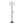 Shadow Contemporary Floor Lamp - Black / White