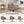 Criss Cross Swivel Desk Chair With Adjustable Armrests & Wheels For Home Office