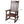Oversized Porch Rocker Chair With Wide Seat And Tall Backrest