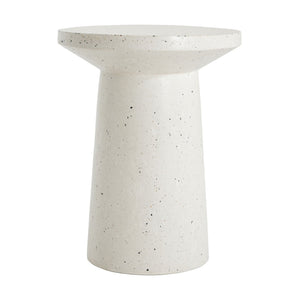 Terrazzo Outdoor Side Table - White