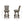 Henry - Armless Swivel Counter Height Bar Stool