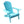 Northbeam Outdoor Portable Foldable Wooden Adirondack Deck Lounge Chair, Teal